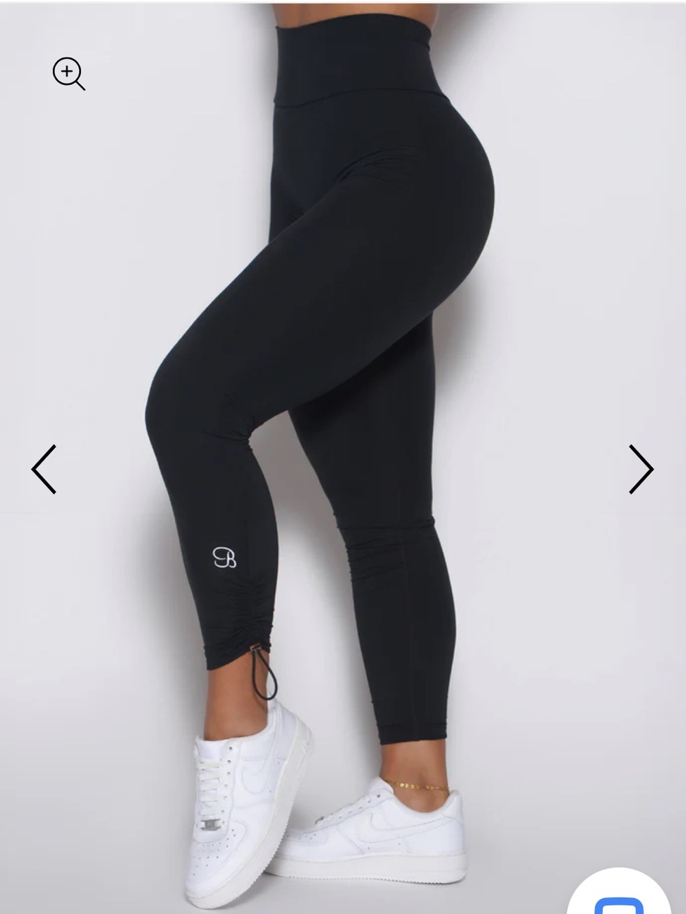 Bombshell Sportswear Black Toggle Pull Leggings XL